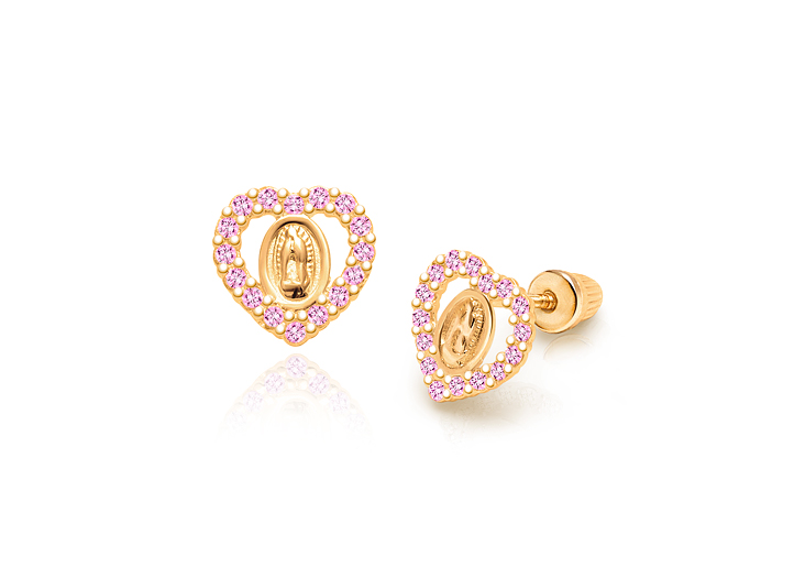 Virgin mary earrings cheap