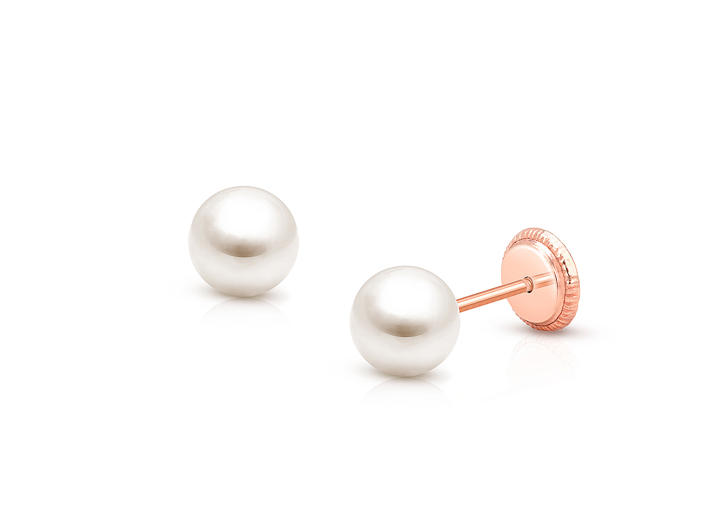 Screw on pearl earrings hotsell
