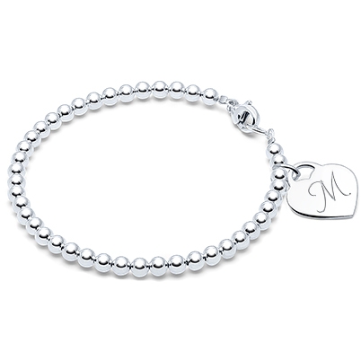 5mm Tiny Blessings Beads Sterling Silver Mother&#039;s Bracelet