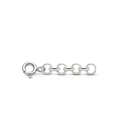 Bracelet Extender Chain, 1-Inch Length (Add to Existing Bracelet) - Sterling Silver