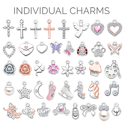 Individual Charm - Over 70 Sterling Silver Baby/Children Charms and Pendants to Choose From! (Add to Your Existing Bracelet or Necklace)