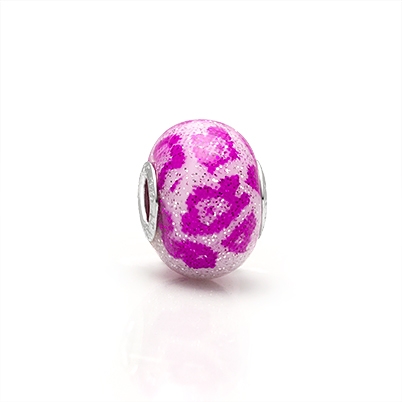 Cheetahlicious! This purple animal print charm is Wild!