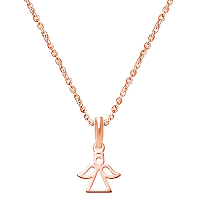 Angel of Heaven, Mother&#039;s Necklace (Includes Chain) - 14K Rose Gold
