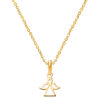 Angel of Heaven, Teen&#039;s Necklace (Includes Chain) - 14K Gold