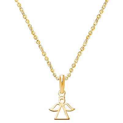 Angel of Heaven, Mother&#039;s Necklace (Includes Chain) - 14K Gold