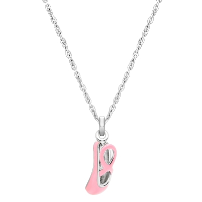 Little Ballerina, Children&#039;s Ballet Shoe Necklace for Girls - Sterling Silver