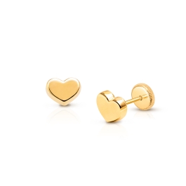 Heart earrings for kids on sale