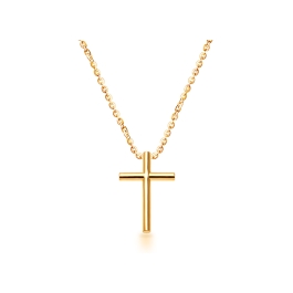 Cross Necklace for Men Men's Gold Cross Necklace Men's Jewelry Gold Cross  Pendant Necklace for Men Gold Chain Necklace Stainless. - Etsy | Gold  necklace for men, Mens gold chain necklace, Mens