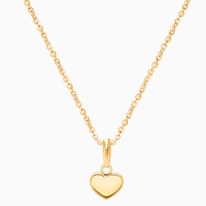 Modern Heart, Mother&#039;s Necklace for Women - 14K Gold