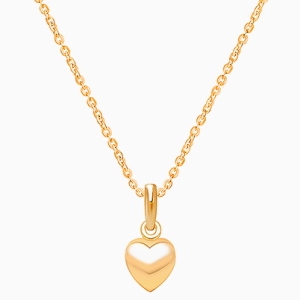 Power of Love, Teen&#039;s Heart Necklace for Girls - 14K Gold