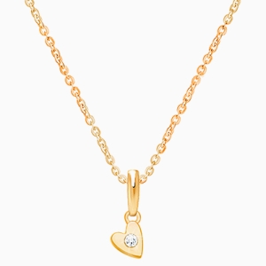 Girl's Tiny Heart Necklace