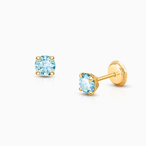 MAR Birthstone Earrings