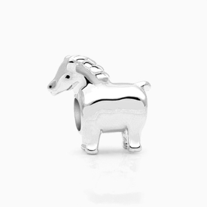 Noble Steed, Sterling Silver Horse - Adoré Charm