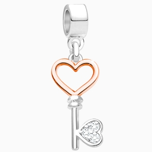 Enlarged to Show DetailAdoré&trade; Charm Shown with Silver Bail