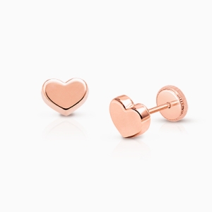 rose gold earrings