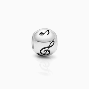 Make Some Music, Sterling Silver Music Notes - Adoré Charm