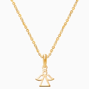 Angel of Heaven, Children&#039;s Necklace for Boys (Includes Chain) - 14K Gold