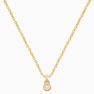 My 1st Diamond, Children&#039;s Necklace (Includes Chain) - 14K Gold