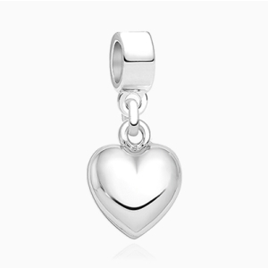 Enlarged to Show DetailAdoré&trade; Charm Shown with Silver Bail