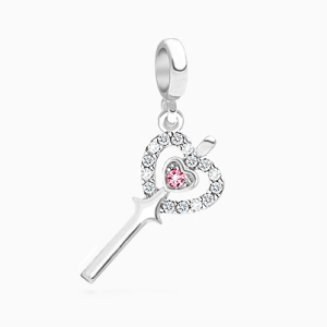 Fairy Godmother, Sterling SIlver and Pavé CZ Magic Wand - Adoré Pendant