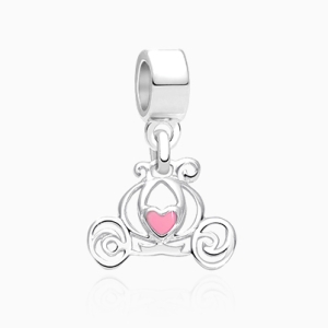 Your Carriage Awaits, Sterling Silver and Enamel Carriage - Children&#039;s Adoré™ Dangle Charm