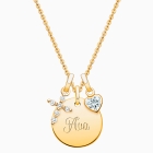 14K Gold Baby Round, Christening/Baptism Children&#039;s Necklace for Girls (Includes Religious Charm &amp; FREE Engraving) - 14K Gold