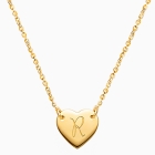  Heart of Gold, Engraved Children&#039;s Necklace for Girls (FREE Personalization) - 14K Gold