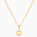 Modern Heart, Teen&#039;s Necklace for Girls - 14K Gold