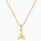 Modern Initial Personalized Teen&#039;s Necklace for Girls - 14K Gold