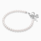4mm Cultured Pearls, Teen&#039;s Beaded Bracelet for Girls - Sterling Silver