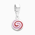 Give it a Whirl!, Sterling Silver and Swirl Round - Children&#039;s Adoré™ Dangle Charm