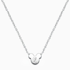 Mini Sliding Mouse Necklace for Children (Includes Chain &amp; FREE Engraving) - Sterling Silver