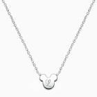 Mini Sliding Mouse Necklace for Children (Includes Chain &amp; FREE Engraving) - Sterling Silver