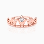 Rosabella™ Royalty, Clear CZ Crown, Children&#039;s Ring for Girls - Sterling Silver