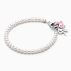 3mm Cultured Pearls, Baby/Children&#039;s Beaded Bracelet for Girls - Sterling Silver