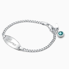 Classic Baby/Children&#039;s Engraved ID Bracelet - Sterling Silver