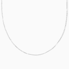 Individual Necklace Chain, Extendable Italian Made Diamond Cut Cable Chain - Sterling Silver