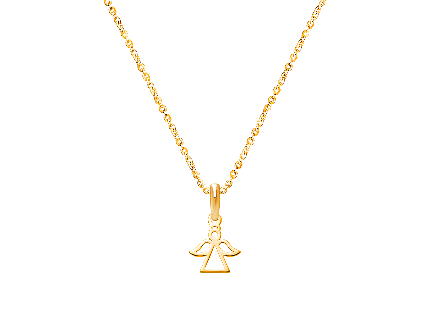 Angel of Heaven Children s Necklace for Boys 14K Gold