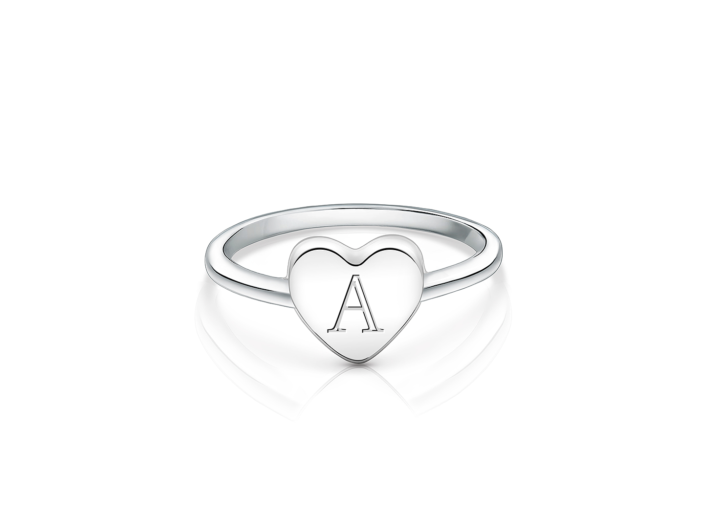 Girls silver signet ring deals