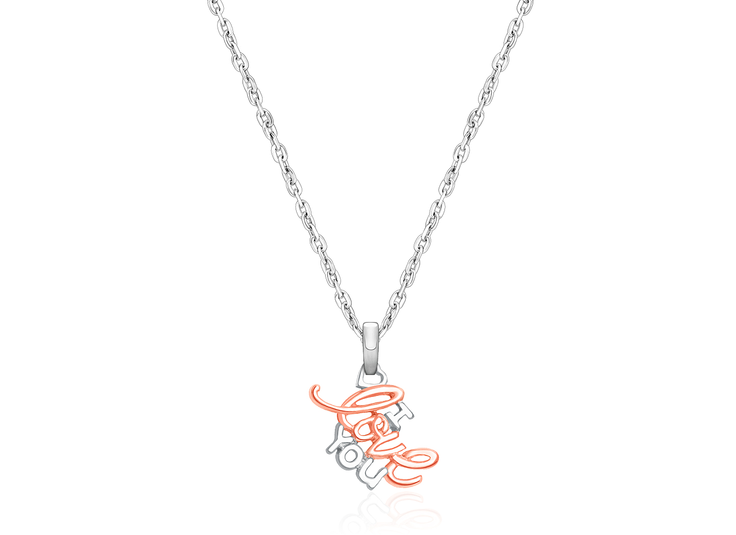 Rosabella Crystal Heart Necklace