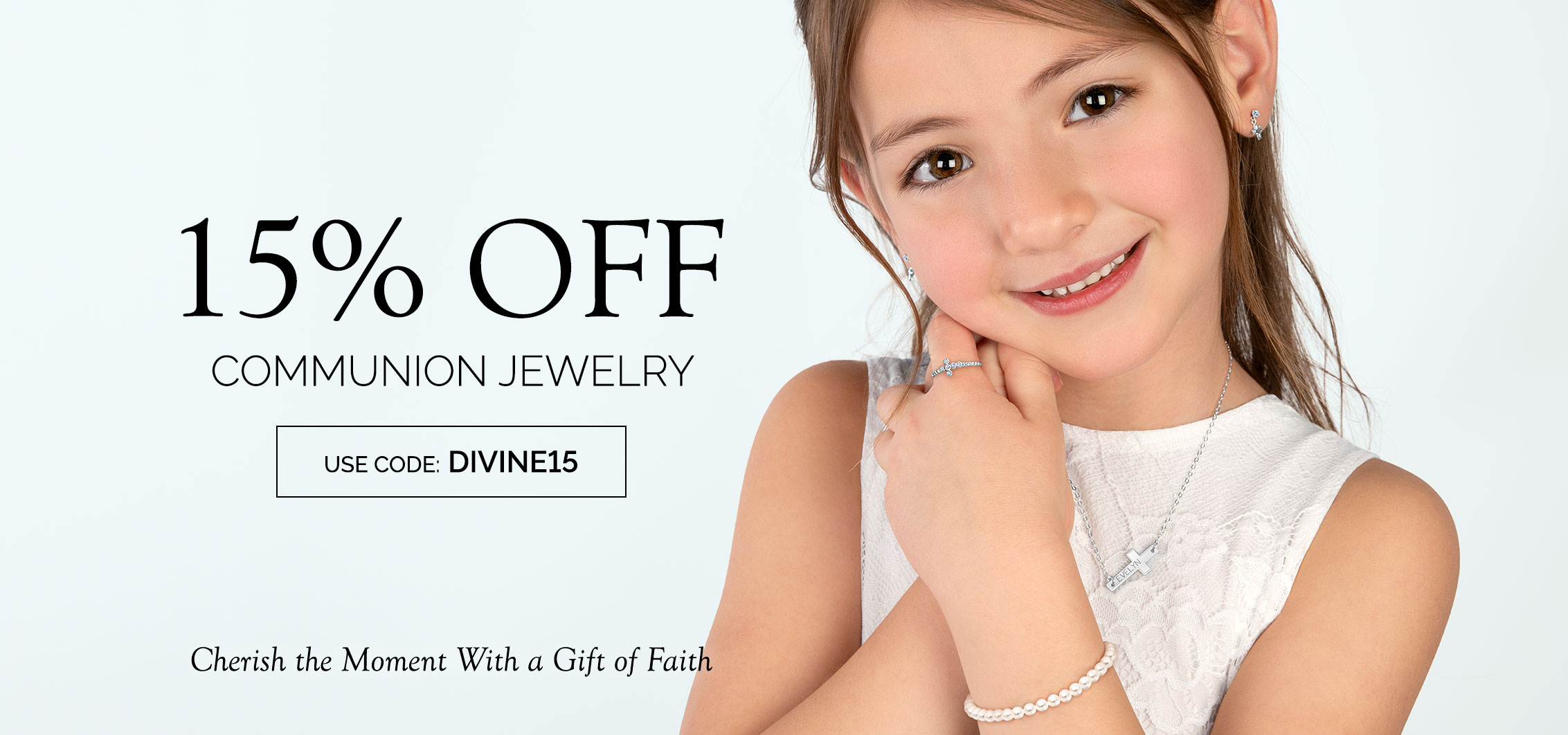Religious Jewelry for Child's First Holy Communion