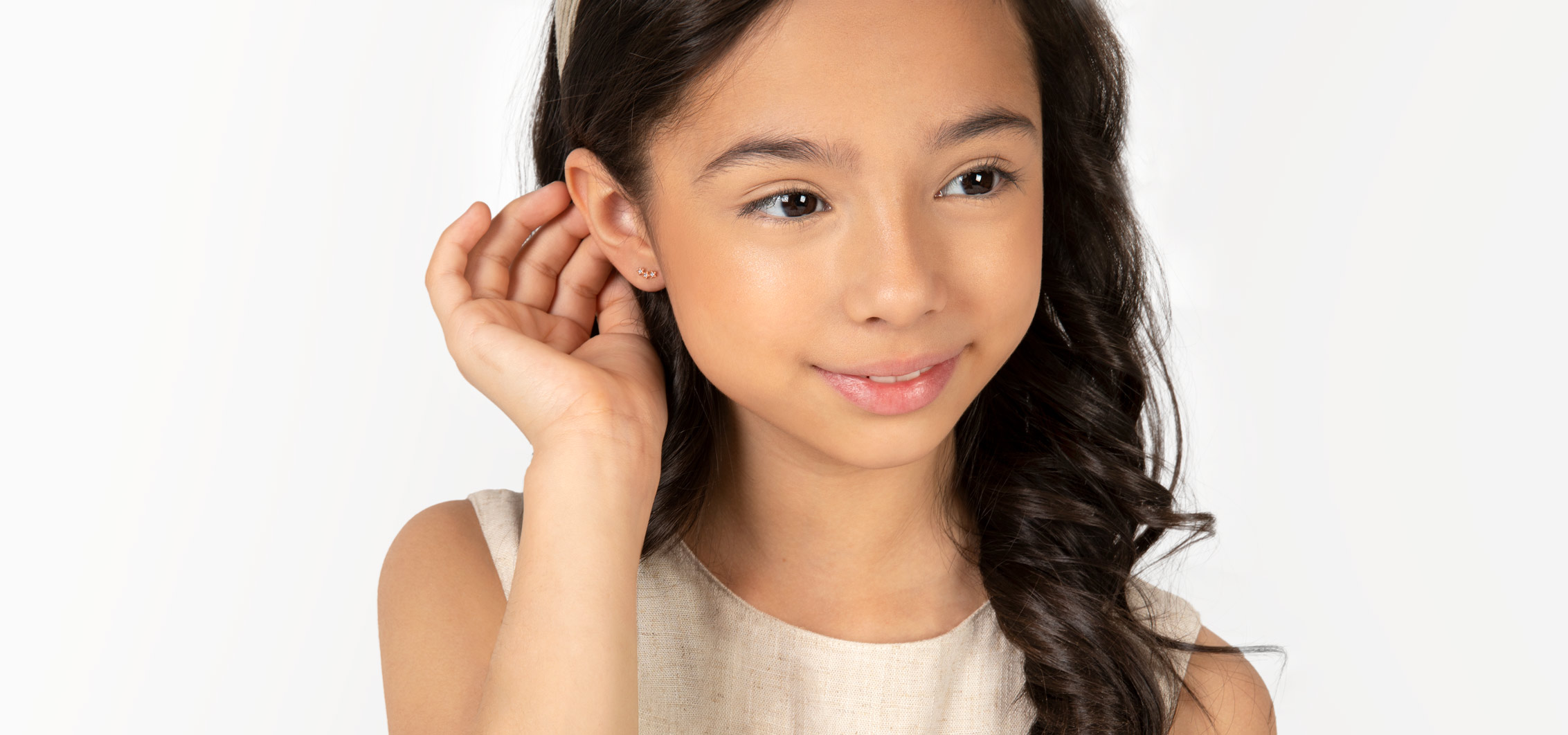 Teens Hypoallergenic Rose Gold Earrings