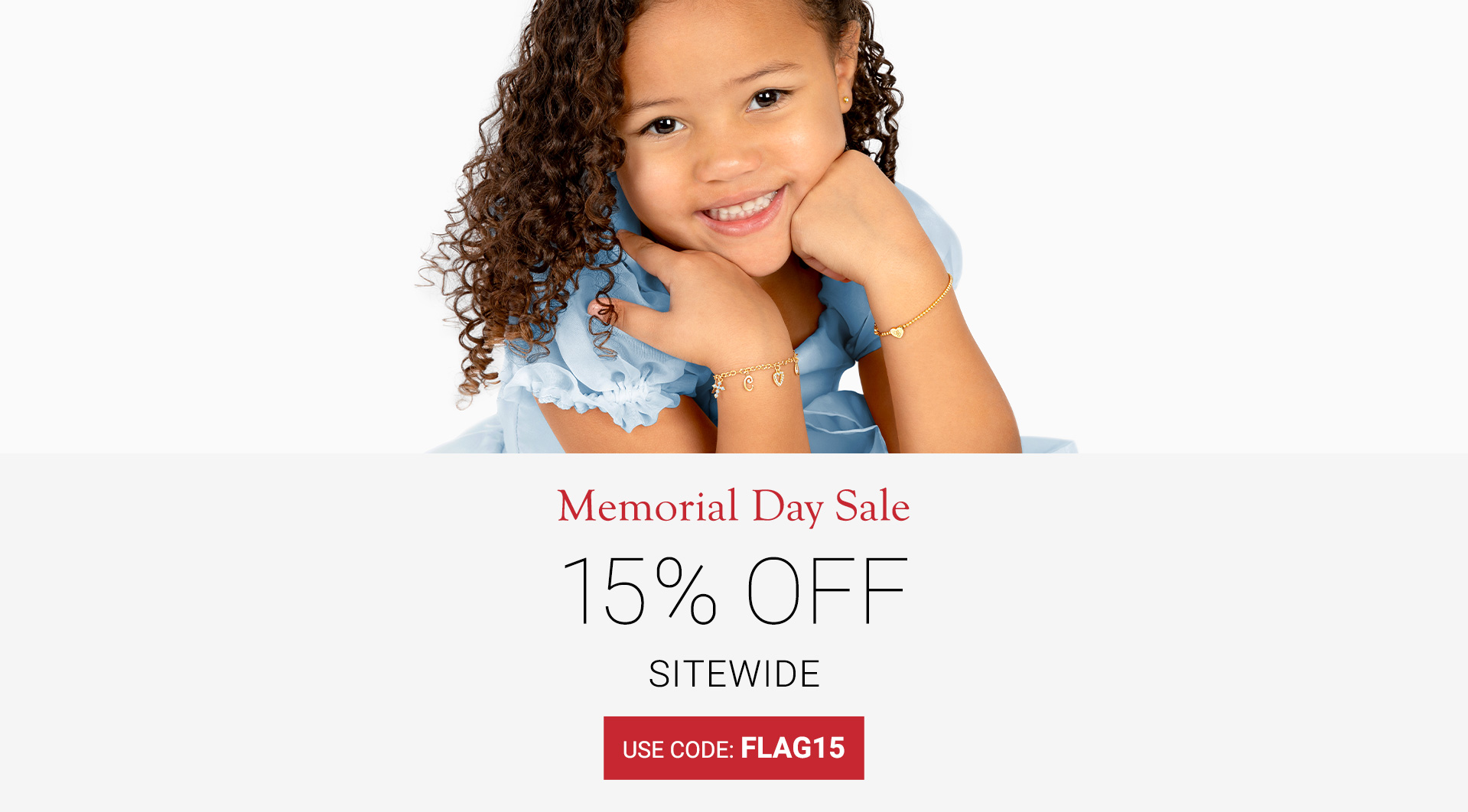 Jewelry Designed Specifically for Baby, Kids, & Children for Memorial Day Sale
