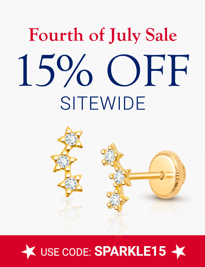 4th Of July Sale 15% Off Sitewide Use Code: SPARKLE15