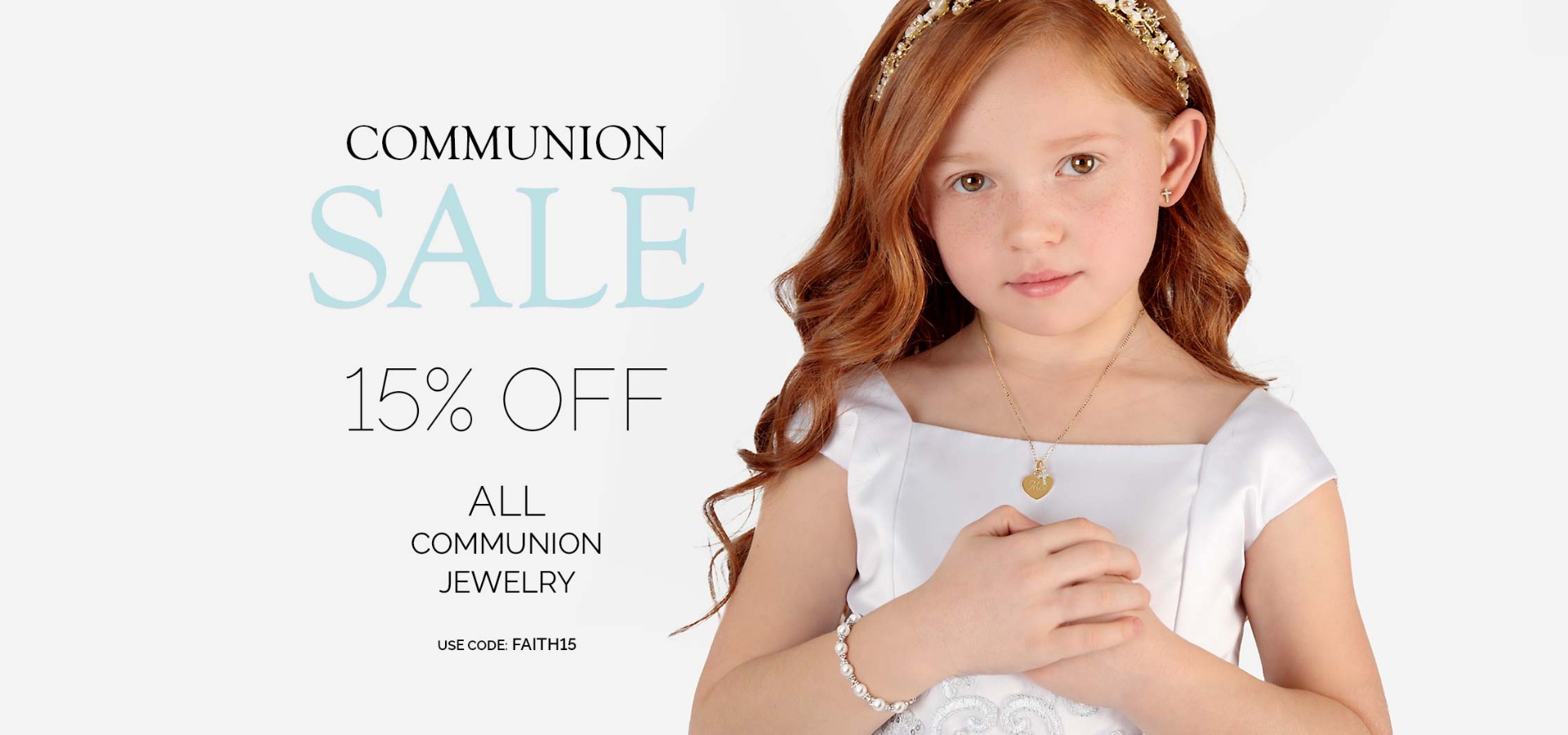 Religious Necklaces for Child's First Holy Communion